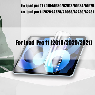 Φιλμ Hydrogel For New Ipad Pro 11 10.2 12.9 9.7 10.5 9 Screen Protector for Ipad 8 Mini 6 5 2 3 Air 4 Gen 1 2021 2020 No Glass