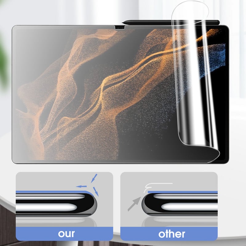 Paper Feel ekraanikaitse Samsung Galaxy Tab S8 Plus Ultra S7 S7FE S6 S6 Lite A8 A7 Lite A 10,1-tolline joonistuskile