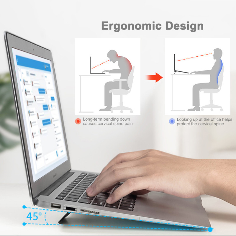 Prijenosni stalak za stol Univerzalni uredski držač za prijenosno računalo Laptop Riser Mini nosač Rashladna ploča Nosač za tablet za Macbook iPad Pro