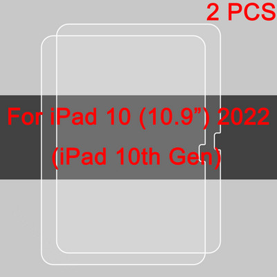 2 DB Edzett üveg képernyővédő fólia iPadhez 9 8 7 6 10 Air 5 4 3 2 Mini iPad 10.2 9.7 10. 5 10.9 11 Új iPad Pro 2022 2021 20