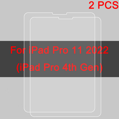 2 DB Edzett üveg képernyővédő fólia iPadhez 9 8 7 6 10 Air 5 4 3 2 Mini iPad 10.2 9.7 10. 5 10.9 11 Új iPad Pro 2022 2021 20