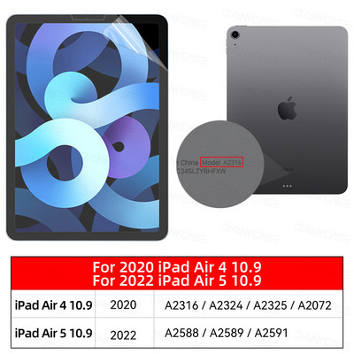 2 KOM. Mat iPad papir kao zaštita za ekran za crtanje iPad Air 4 5 10.9 10th 2022 Pro 11 9.7 10.2 7/8/9th Mini 6 Film za pisanje