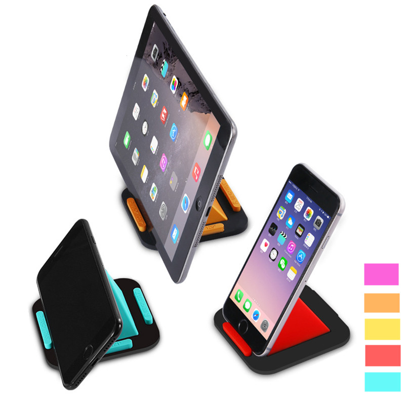 Držač stalka za tablet i telefon za mobitel Univerzalni držač za automobil Silikonski GPS stalak za iPhone X Huawei Stolni stalak za mobilni telefon