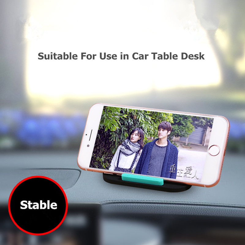 Držač stalka za tablet i telefon za mobitel Univerzalni držač za automobil Silikonski GPS stalak za iPhone X Huawei Stolni stalak za mobilni telefon