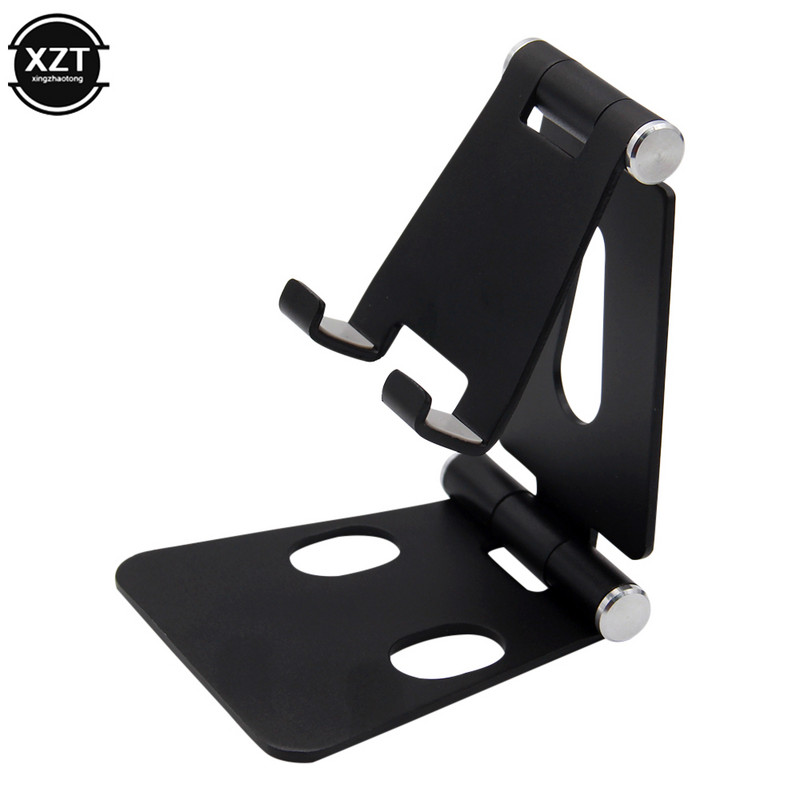 Suport universal pentru telefon mobil de masă Suport de birou pentru telefon tabletă pentru Ipad Samsung iPhone XS Max Suport reglabil pliabil din aluminiu