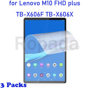 3 пакета мек протектор за екран за Lenovo tab M10 FHD plus 2nd 3rd 10.6 2022 TB-X606 10.3\'\' M7 M8 HD Gen 2 TB-X306