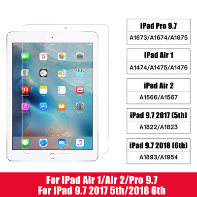 2db Edzett üveg képernyővédő fólia iPad 10.2 9.7 10.5 10.9 Pro 11 iPad 10 9. 8 7 6 5. generációs Air 4 3 2 Mini 5 6 2021 2022