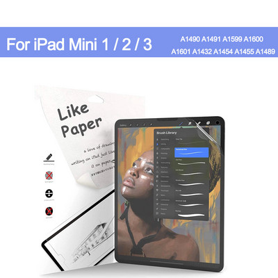 Like Paper Screen Protector za iPad Air 5 4 3 10.9 10.5 10.2 9.7 Pro 11 7th 8th 9th Gen Mini 6 Matte PET Film za crtanje 2020 2022