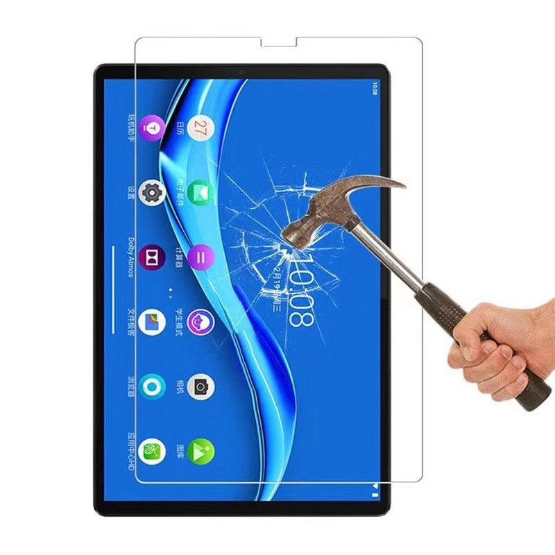 9H edzett üveg képernyővédő fólia Lenovo Tab M10 Plus FHD 10,3 hüvelykes TB-X606F X606X buborékmentes átlátszó táblagéphez