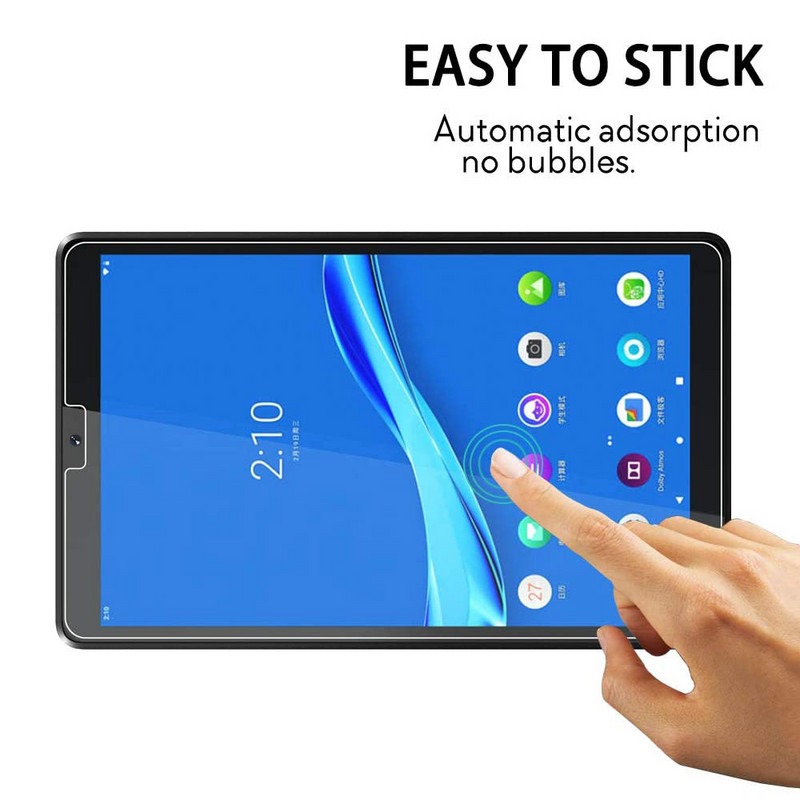9H edzett üveg képernyővédő fólia Lenovo Tab M10 Plus FHD 10,3 hüvelykes TB-X606F X606X buborékmentes átlátszó táblagéphez