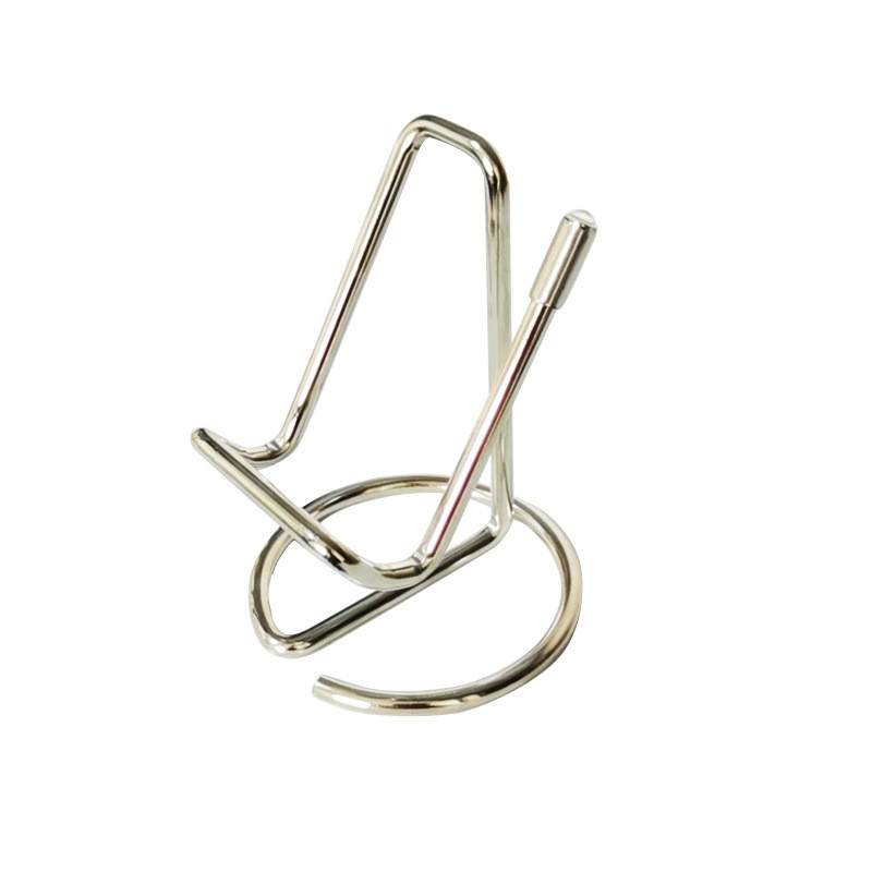 Universalus planšetinio kompiuterio mobiliojo telefono atramos laikiklis Telefono stovas, stalinis laikiklis, lentyna 1 vnt Retro Gold Rose Gold metalinis kortelių laikiklis