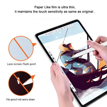 2 бр. Хартиено като протектор за екран Матово PET рисуване Напишете за iPad Air 4 5 Pro 11 Mini 6 10.9 10.2 10-то 9-то 6-то поколение