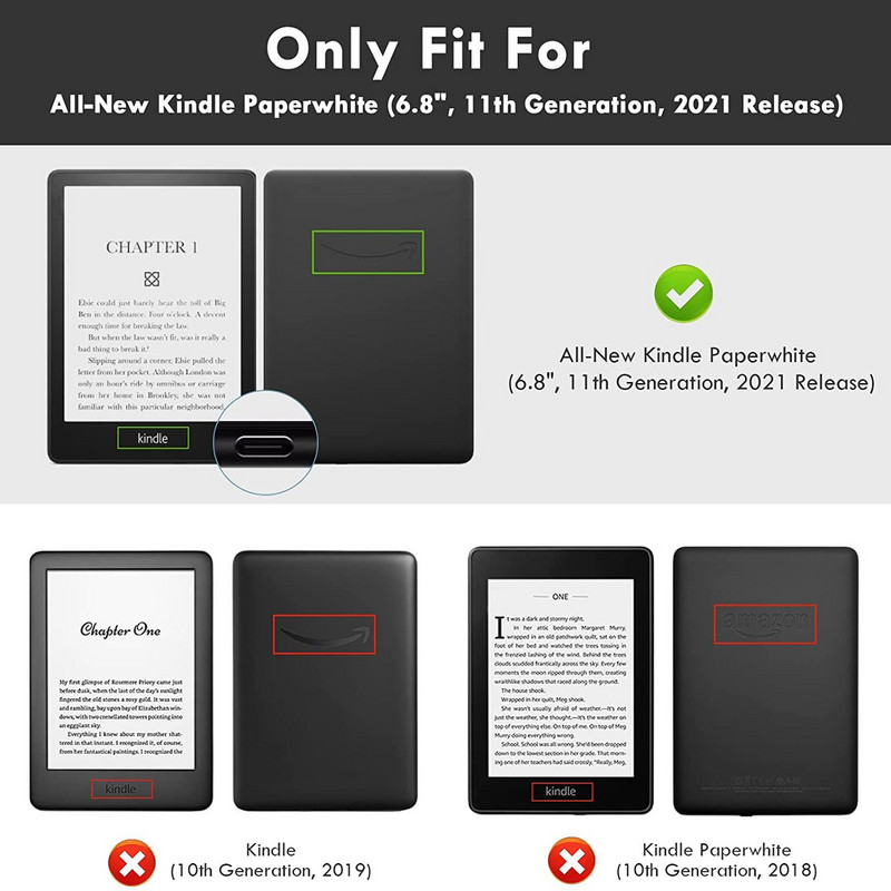 2 ΤΕΜ για Kindle Paperwhite 11th Generation 2021 PET Screen Protector Guard Protective Clear Film For 6,8 ιντσών Kindle Paperwhite