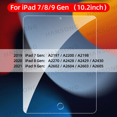Edzett üveg 2021 iPad 10.2 2020 iPad Pro 11 Air 3 10.5 Air 4 Air 5 10.9 képernyővédő fólia 9.7 iPad 5 6. generációs Mini 5 6 készülékhez