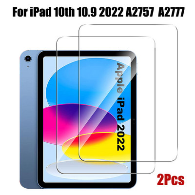 Karastatud klaas Apple iPad 10 jaoks 10,9 tolli 2022 A2757 A2777 Täielikult katv ekraanikaitseklaas iPadi 10. põlvkonna 10,9 tolli jaoks