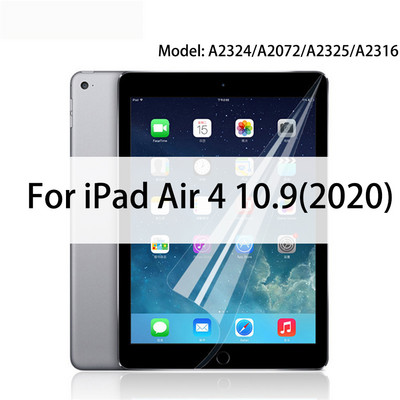 3Packs planšetinio kompiuterio ekrano apsaugos Minkšta plėvelė, skirta iPad 9,7 10,2 10,5 10,9 11 12,9 Air 4 3 2 Mini 6 5 4 3 2 Skirta ipad 2017 2018 2020 m.
