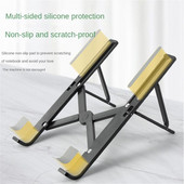 Összecsukható notebook-támogatás 17 hüvelyk alatti asztali számítógép tartó, állítható, kiváló minőségű, védhető laptopállvány Stabil rázkódásgátló