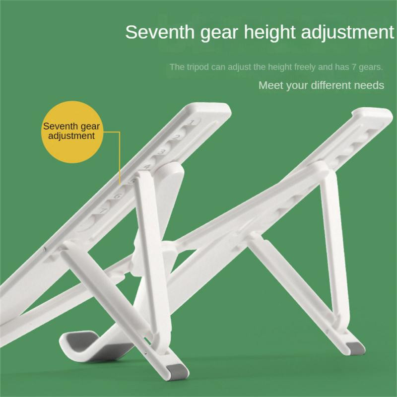 Összecsukható notebook-támogatás 17 hüvelyk alatti asztali számítógép tartó, állítható, kiváló minőségű, védhető laptopállvány Stabil rázkódásgátló