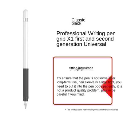 Atsparus smūgiams ir neslystantis jutiklinio ekrano rašiklio laikiklis silikoninis dėklas, skirtas obuolių pieštukui 1 2 dangtelis, rankovė, tvirtas dėklas, skirtas Apple Pencil 1 2