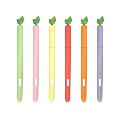 Aranyos növényi szilikon tok Samsung Galaxy Tab S6 Lite S7/S7 Plus toll védőhüvely bőrvédő ceruza S tolltartóhoz