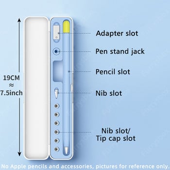 Για Apple Pencil Box 1/2 σκληρή μολυβοθήκη ipad Στυλό αφής Κάλυμμα Κουτί αποθήκευσης Φορητή μύτη θήκη Θήκη iPencil Accessories γραφίδα