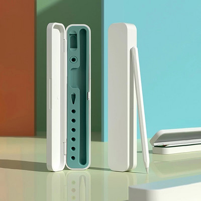 Apple Pencil Box 1/2 kemény ipad tolltartóhoz Érintőtoll fedél Tárolódoboz Hordozható tartó hegyes tok iPencil tartozékok toll