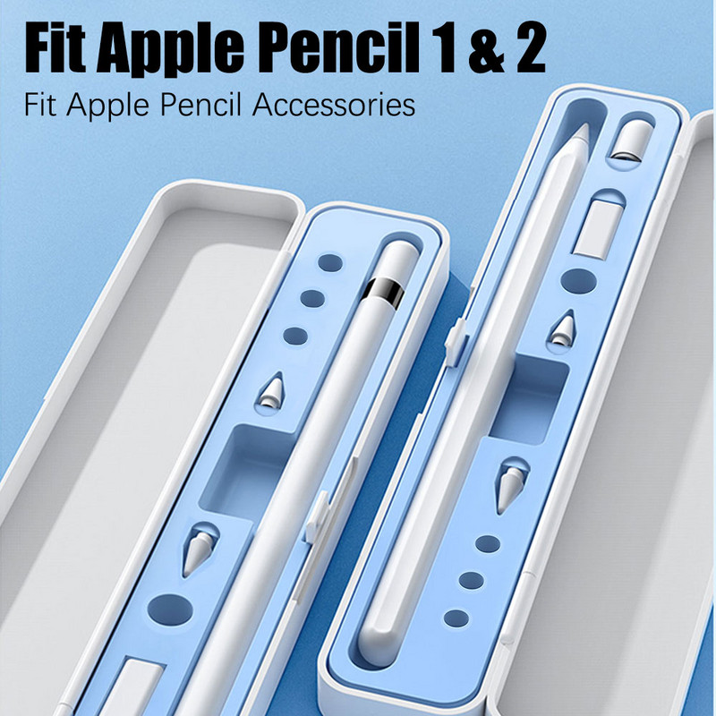 Kutija za Apple Pencil 2 1 Navlaka za Apple Pencil 2. Gen. 1. Gen. Stylus Pen Držač Zaštitna torbica Ipad Pen Dodaci