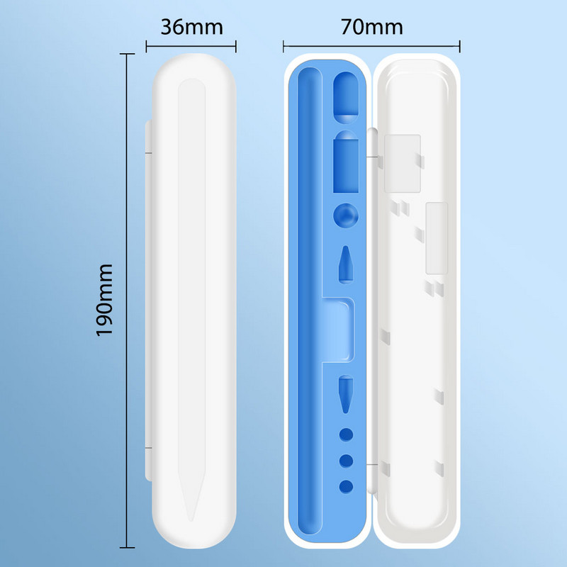 Kutija za Apple Pencil 2 1 Navlaka za Apple Pencil 2. Gen. 1. Gen. Stylus Pen Držač Zaštitna torbica Ipad Pen Dodaci