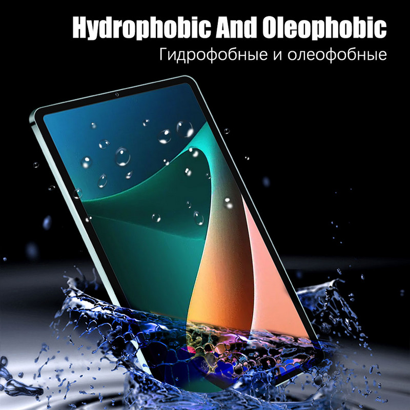 Κάλυμμα από γυαλί σκληρυμένο 2 τμχ για Android Xiaomi Mi Pad 5 Pro Προστατευτικό οθόνης 11 ιντσών για ταμπλέτα Xiaomi Redmi Pad 10,6 ιντσών