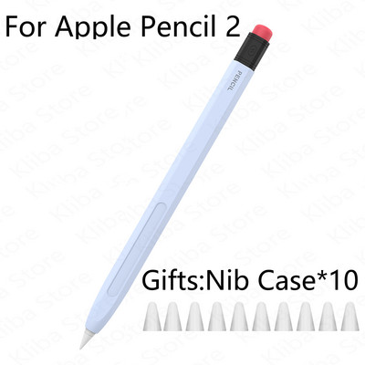 Za Apple Pencil 2/1 Case Za iPad Tablet Touch Pen Stylus Zaštitna maska Sleeve Cover Pencil 1/2 Case