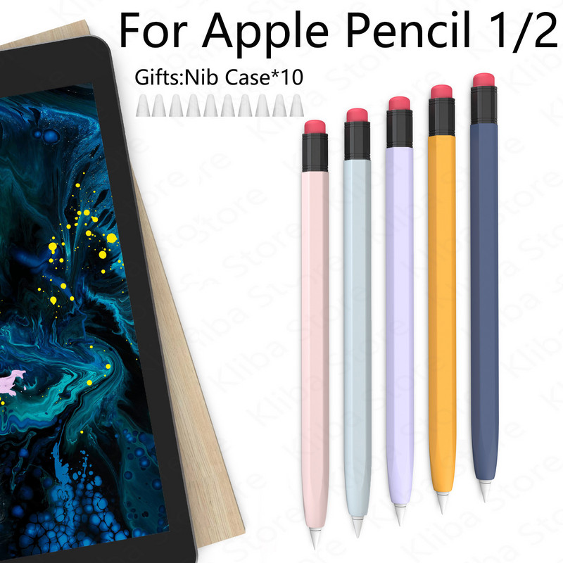 Za Apple Pencil 2/1 Case Za iPad Tablet Touch Pen Stylus Zaštitna maska Sleeve Cover Pencil 1/2 Case