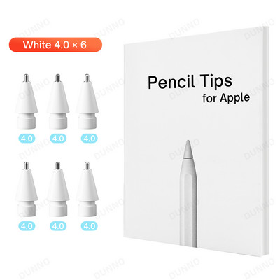 Skirtas Apple pieštuko piešimo antgaliui 2B ir HB, plonam antgaliui ir permatomam antgaliui Apple Pencil 1-os 2 kartos antgaliui iPad Stylus Pen