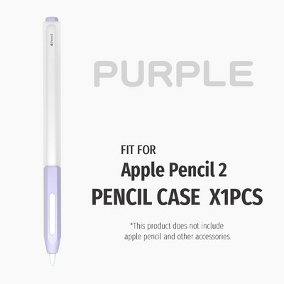 Stylus Cover szilikon tolltartó Apple Pencil 2 színben megfelelő Stylus védőtok, csúszásmentes leesésgátló iPad Pen 2 tollhoz