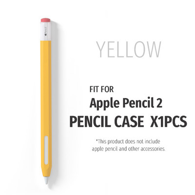 Pentru Apple Pencil 1 2 Husă stilou din silicon Husă pentru stilou husă Husă de protecție pentru stilou Husă anti-alunecare anti-cădere pentru stilou iPad