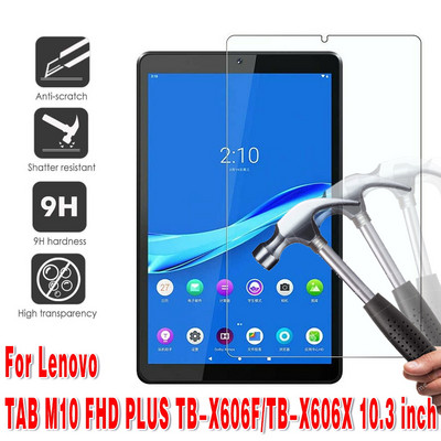 Lenovo TAB M10 TB-X605F/TB-X505 10,1 tolli jaoks – ekraanikaitse karastatud klaasist kaitsekile tahvelarvuti klaasist kaitsekile 9H