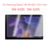 9H edzett üveg kijelzővédő fólia Samsung Galaxy Tab A8 10,5 hüvelykes SM-X200 SM-X205 2021 tablettához karcolásgátló védőfólia