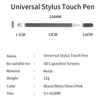 PINZHENG Universal Touch Pen For Stylus Android IOS Xiaomi Samsung Tablet Pen Screen Drawing Screen Touch Pen For Stylus iPad iPhone