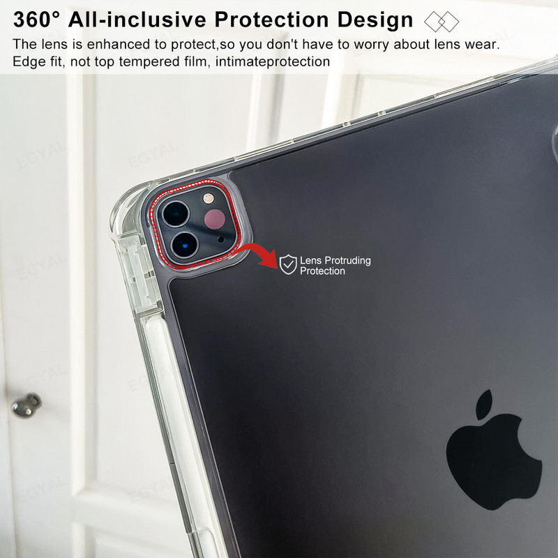 skirtas ipad 10th Gen case 2022 funda iPad pro 11 case 2021 iPad 9th/8/7 karta Air 5 Air 4 Pro 12.9 6th 5th 4th Mini 6