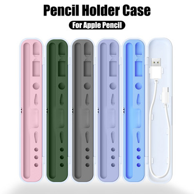 За Apple Pencil 2 1 Кутия За Ipad Pencil 2-ро поколение 1-во поколение Защитен калъф Калъф Стилус Държач Накрайници Кутия Аксесоари