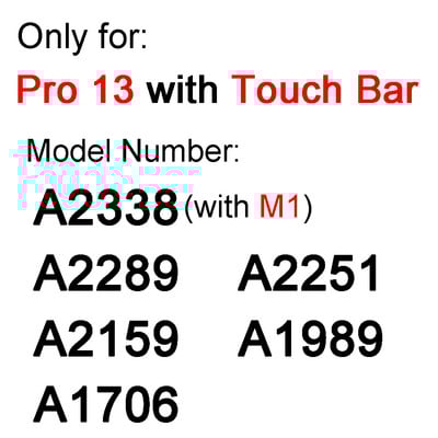 Προστατευτικό οθόνης HD για MacBook Pro 14 15 16 13 M1 Air 13 M2 11 12 ID Bar Plastic Clear Skin Matte Film A2141 A1466 A1502 A2179