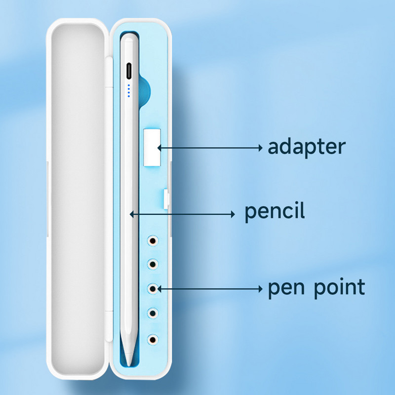Apple Pencil Case iPad Pencil Box 1 2 paaudzes universālā skārienpildspalva uzglabāšanas vāciņš, vāciņš iPad piederumi irbuļa turētājs