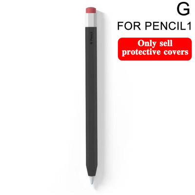 Apple Pencil 1 2 tokhoz, szilikon tollhoz, tolltartóhoz, tolltartóhoz, tolltartóhoz, tokvédő tokhoz, csúszásmentes, zuhanásgátló iPad tolltartóhoz