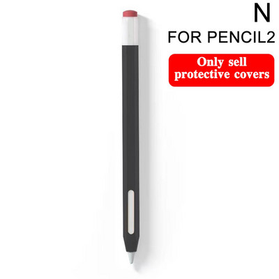 Apple Pencil 1 2 tokhoz, szilikon tollhoz, tolltartóhoz, tolltartóhoz, tolltartóhoz, tokvédő tokhoz, csúszásmentes, zuhanásgátló iPad tolltartóhoz