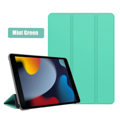 Funda ipad 10”2 2021 m. dėklas PU odinis trigubas el. knygos dėklas, skirtas iPad 9 10.2 dėklas planšetiniams kompiuteriams, rankovėms iPad 9 kartos stovo dangtelis