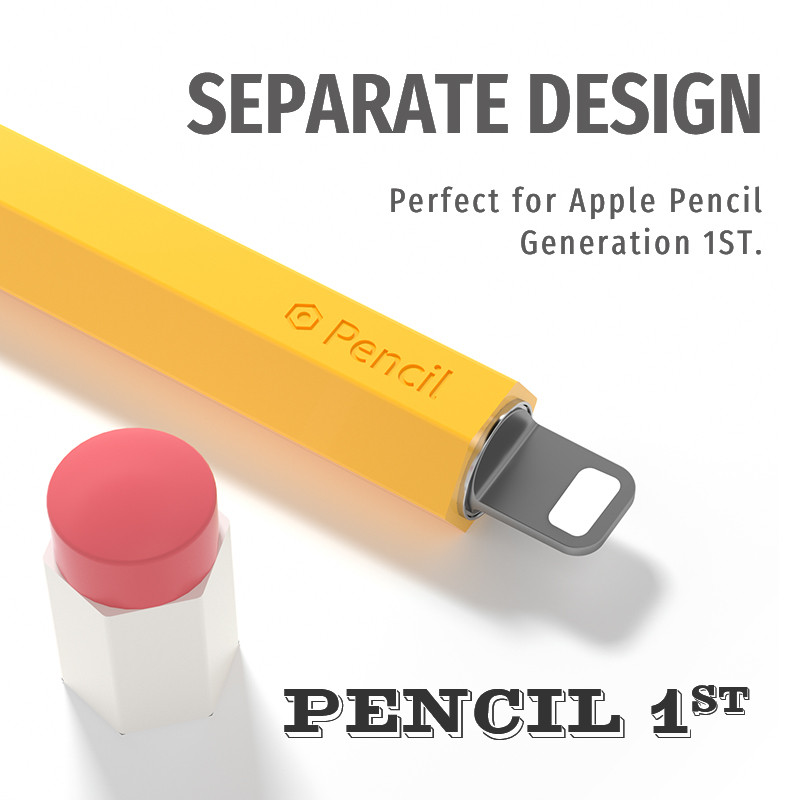 Szilikon védő tok, amely kompatibilis az Apple Pencil 1. 2. Tablet Touch Pen Stylus Sleeve tasak fedelével Apple ceruzához