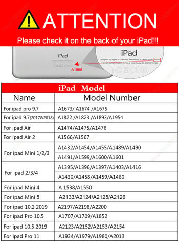 Smart Cover за iPad Pro11 Case 2022 2021 2020 funda ipad pro 11 M1 M2 iPad Air5 Air4 Gen Калъф с магнит за iPad 10.2 9 8 7th Gen