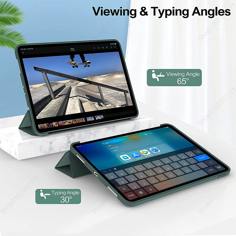 Έξυπνο κάλυμμα για iPad Pro11 Θήκη 2022 2021 2020 funda ipad pro 11 M1 M2 iPad Air5 Air4 Gen Κάλυμμα μαγνήτη για iPad 10.2 9 8 7ης γενιάς