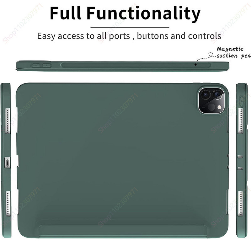 Έξυπνο κάλυμμα για iPad Pro11 Θήκη 2022 2021 2020 funda ipad pro 11 M1 M2 iPad Air5 Air4 Gen Κάλυμμα μαγνήτη για iPad 10.2 9 8 7ης γενιάς