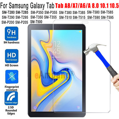Edzett üveg Samsung Galaxy Tab A8 8.0 10.5 A 10.1 9.7 A7 10.4 A7 lite T500 T590 T510 T580 P580 T350 T290 kijelzővédő fólia