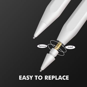 Για Apple Pencil Nib for Apple Pencil Tip 4.0, 0,72mm Συμβουλές χωρίς φθορά για Apple Pen, Αρκετά για 4 χρόνια ΧΡΗΣΗΣ, 애플펜슬 펜촉